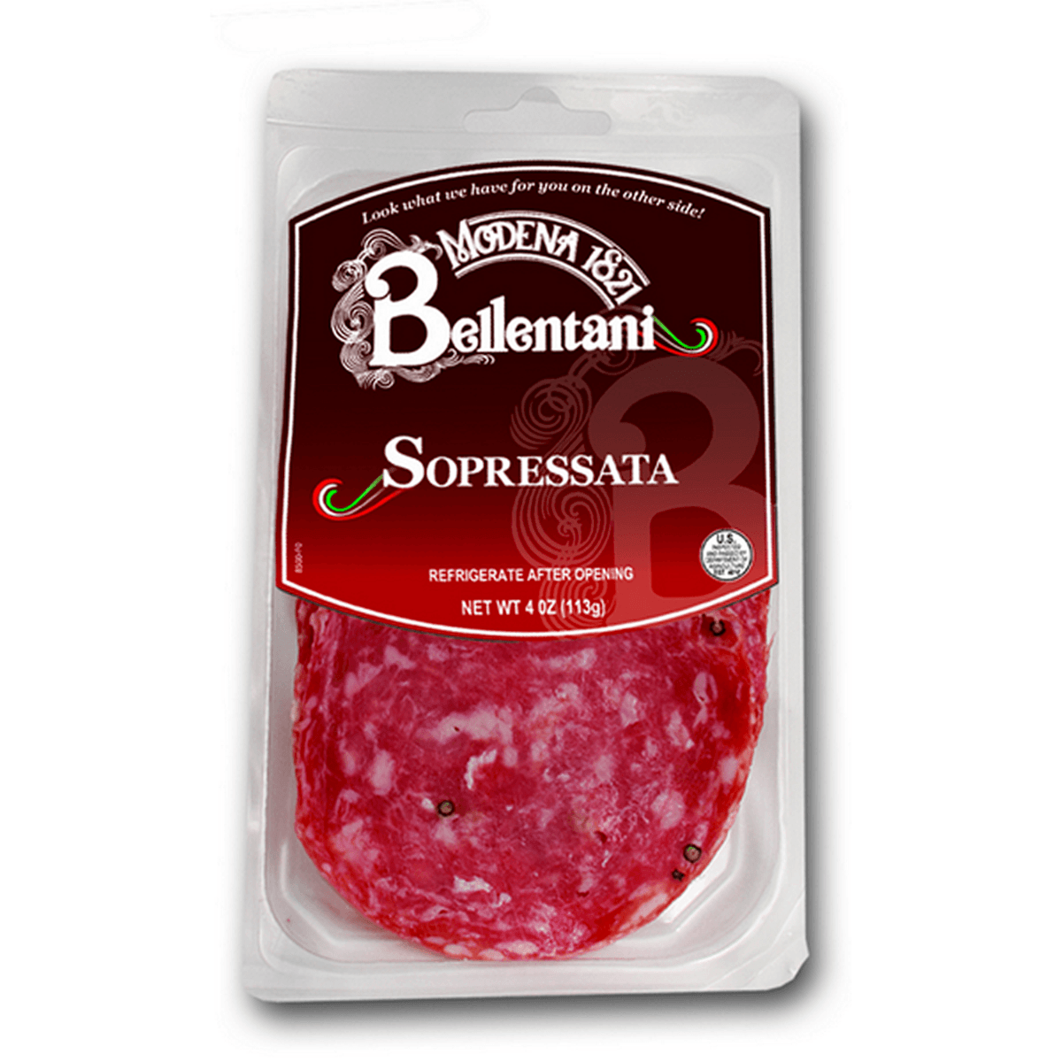 BELLENTANI SOPRESSATA SLICED 4.0OZ