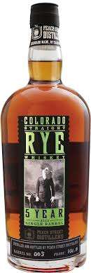 PEACH STREET RYE 5YR 750ML