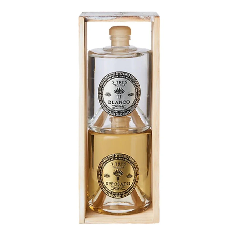 3 TRES TEQUILA DUO PACK 750ML