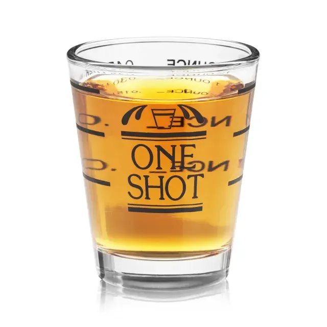 TRUE BRANDS BULLSEYE SHOT GLASS EACH