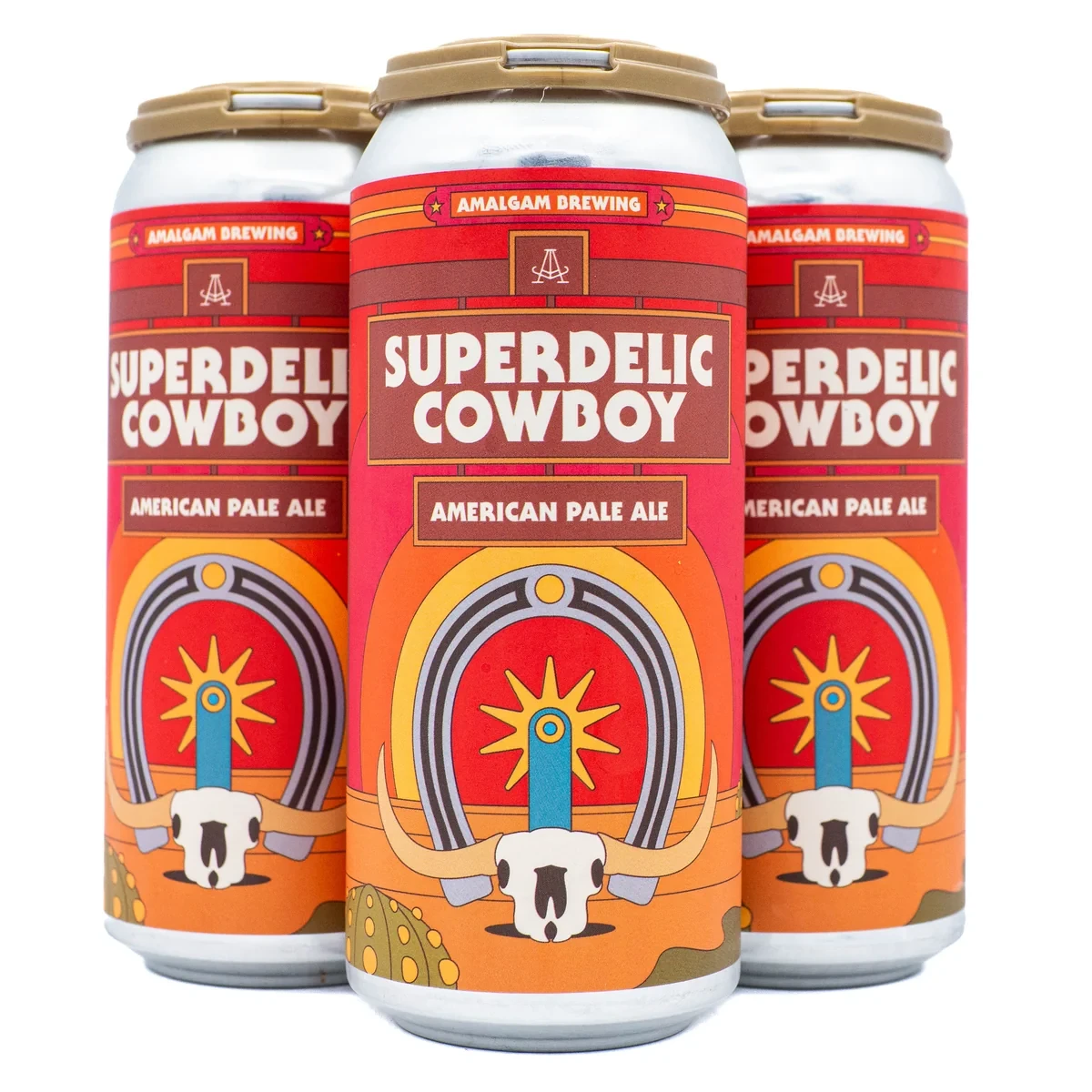AMALGAM BREWING SUPERDELIC COWBOY APA 16OZ CANS 4PK