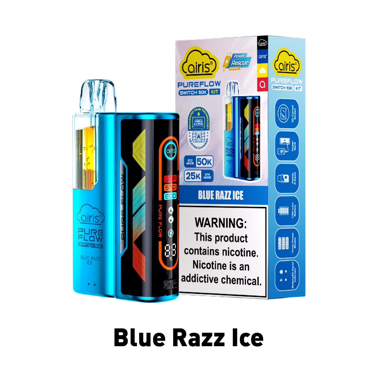  AIRIS SWITCH KIT BLUE RAZZ ICE