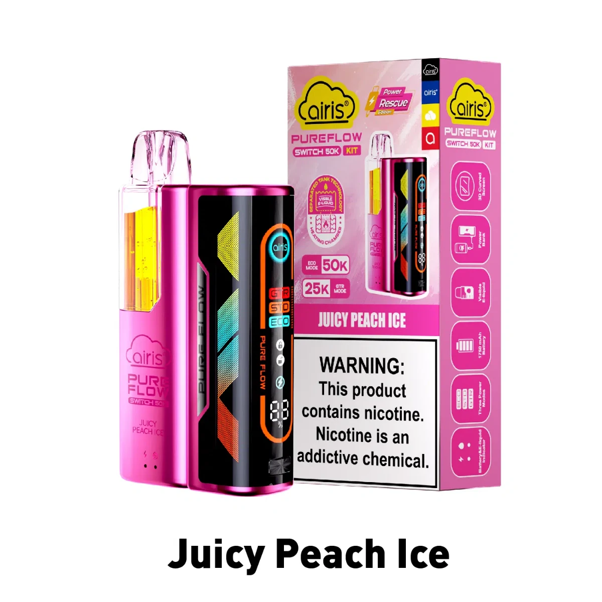 AIRIS SWITCH KIT JUICY PEACH ICE