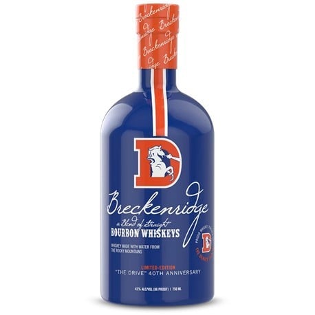BRECKENRIDGE DENVER BRONCOS CHAMPIONS LTD RELEASE BOURBON BLUE 750ML