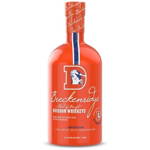BRECKENRIDGE DENVER BRONCOS CHAMPIONS BLEND LTD BOURBON ORANGE 750ML