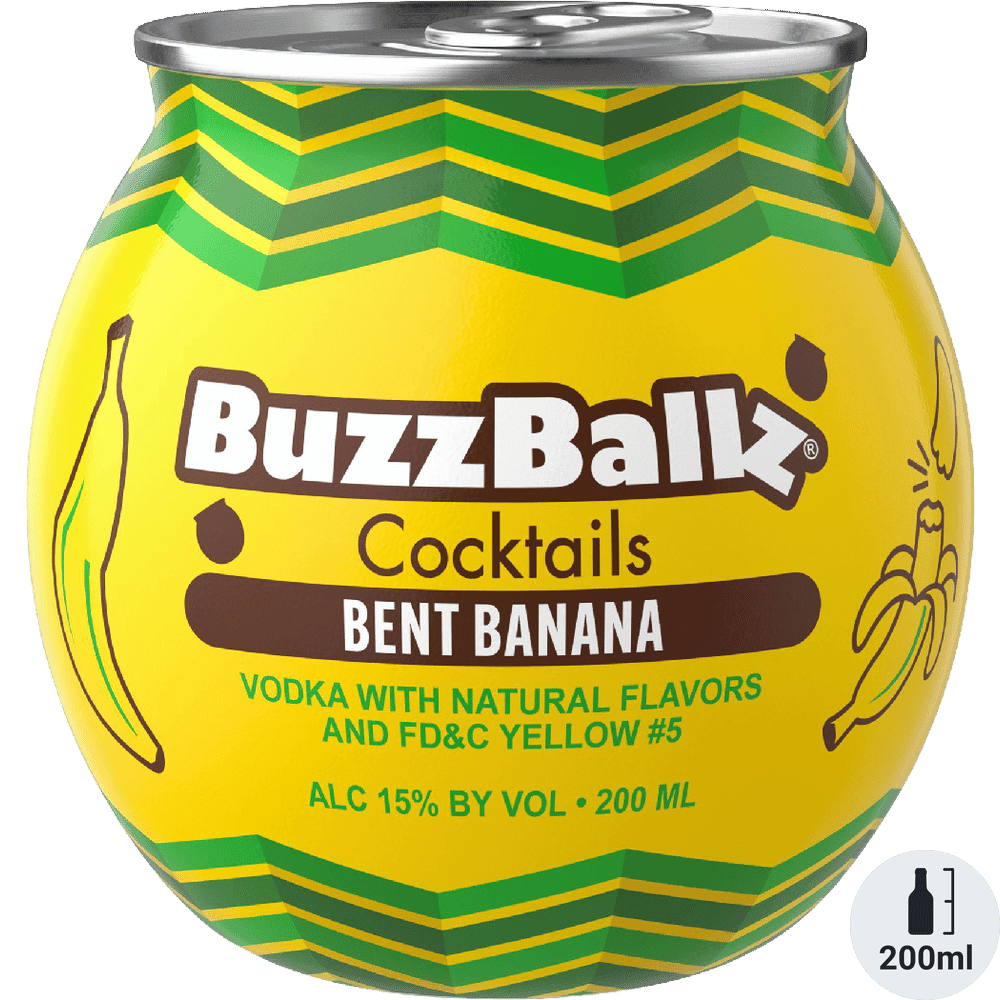Q-BUZZ BALLZ BENT BANANA 200ML