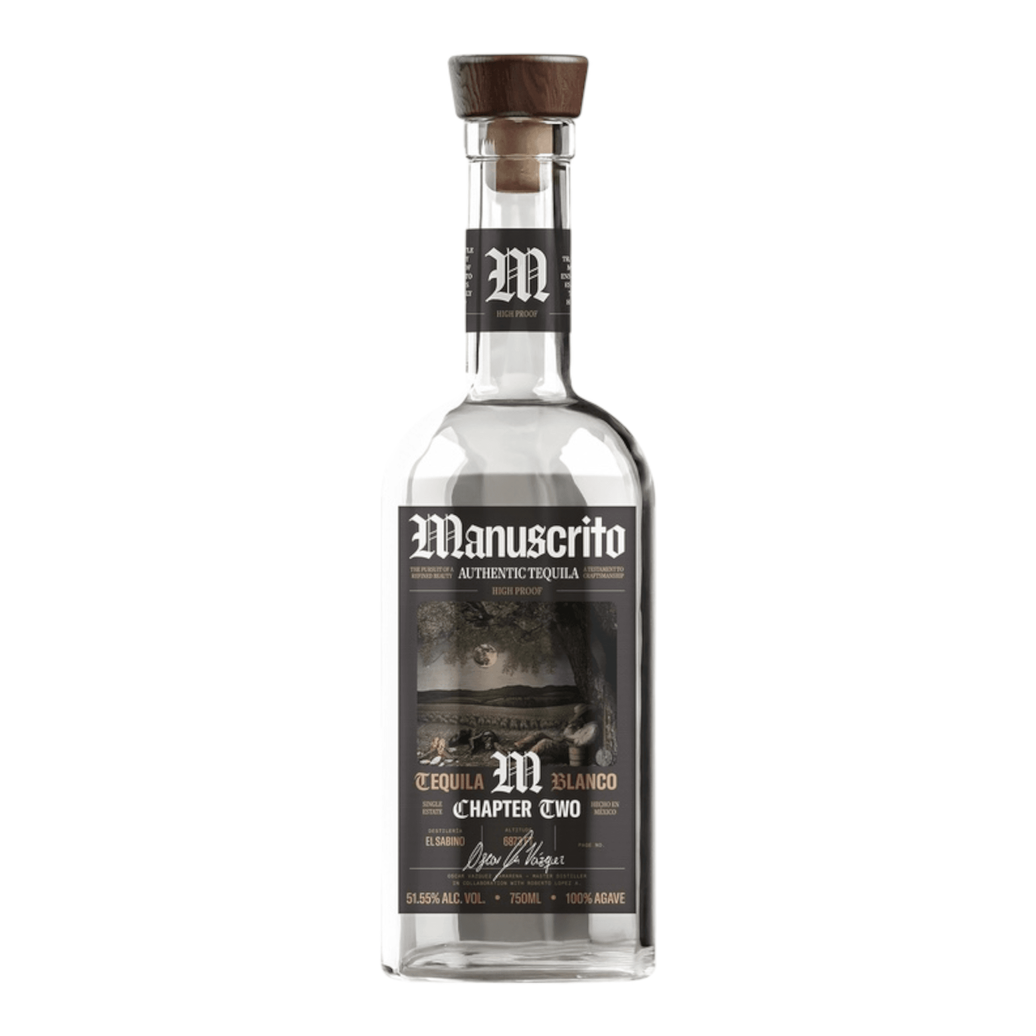 MANUSCRITO BLANCO HIGH PROOF 750ML