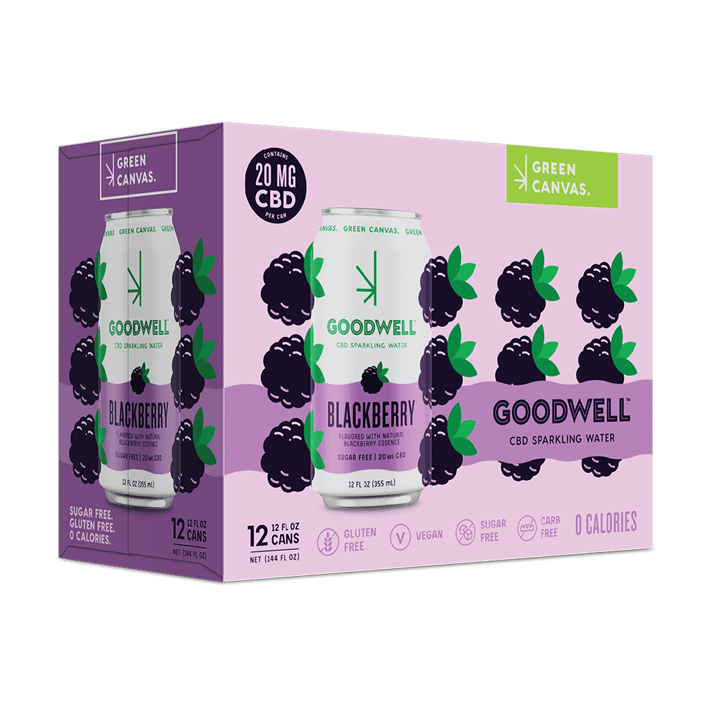 GOODWELL CBD BLACKBERRY 12PK