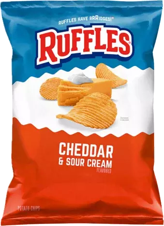 RUFFLES CHEDDAR SOUR CREAM 2.1OZ