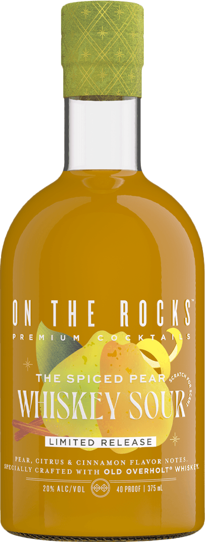 ON THE ROCKS SPICED PEAR WHISKEY S 375ML
