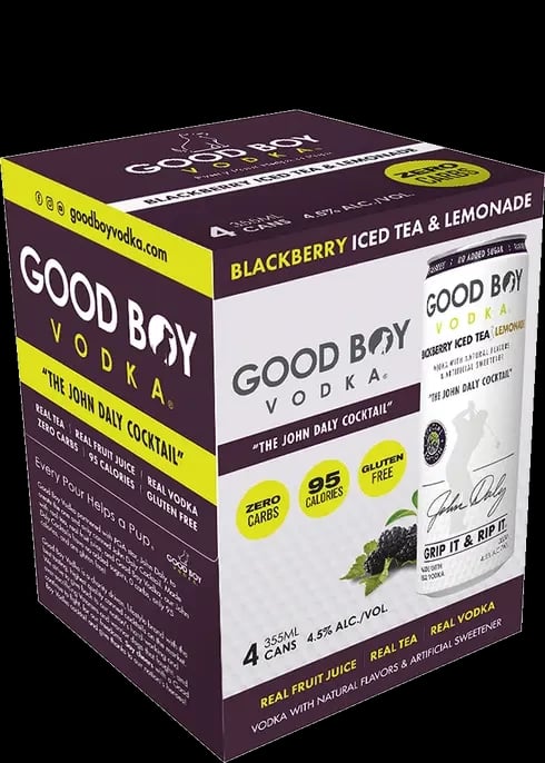 GOOD BOY BLACKBERRY ICED TEA & LEMONADE 4PKC