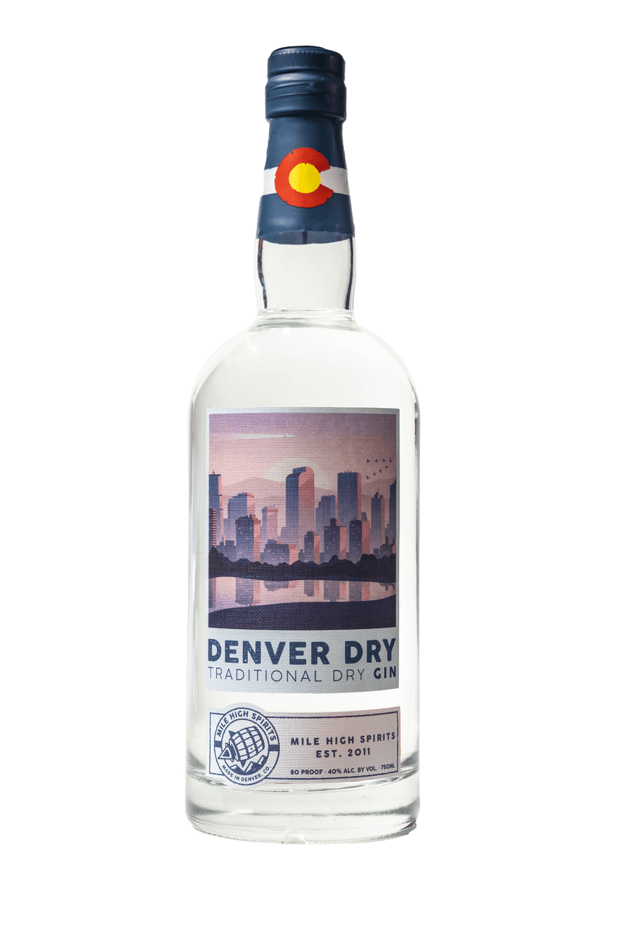 MILE HIGH SPIRITS DENVER DRY GIN 750ML