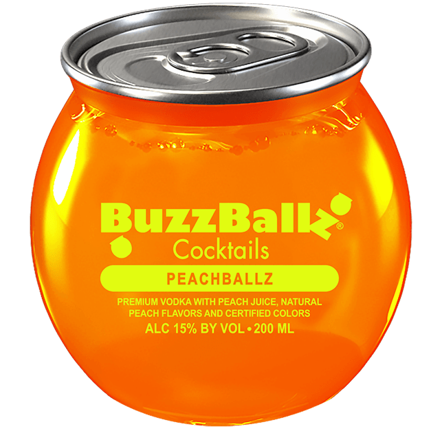 Q-BUZZ BALLZ PEACHBALLZ 200ML