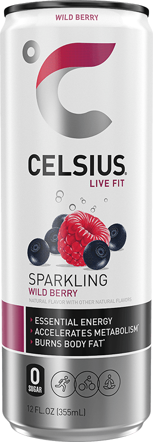 CELSIUS SPARKLING WILD BERRY 12OZ
