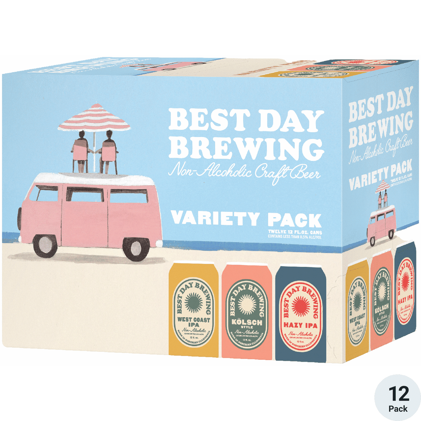 BEST DAY BREWING NA-SAMPLERS 12PK