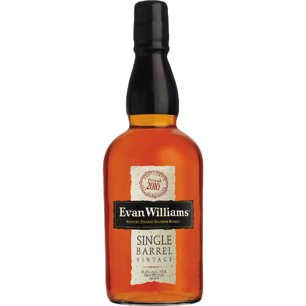EVAN WILLIAMS SINGLE BARREL BOURBON 750ML