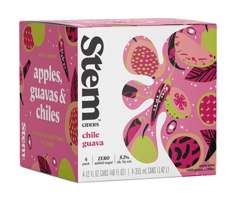STEM CIDERS CHILE GUAVA CIDER 4PK