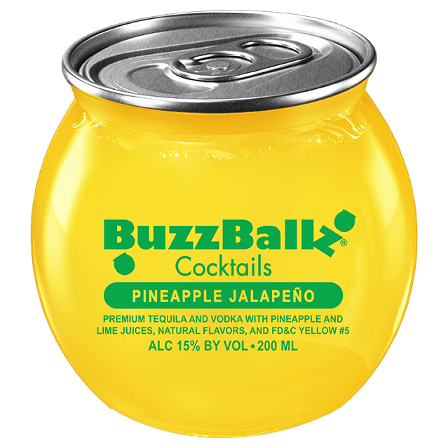 Q-BUZZ BALLZ PINEAPPLE JALAPENO 200ML