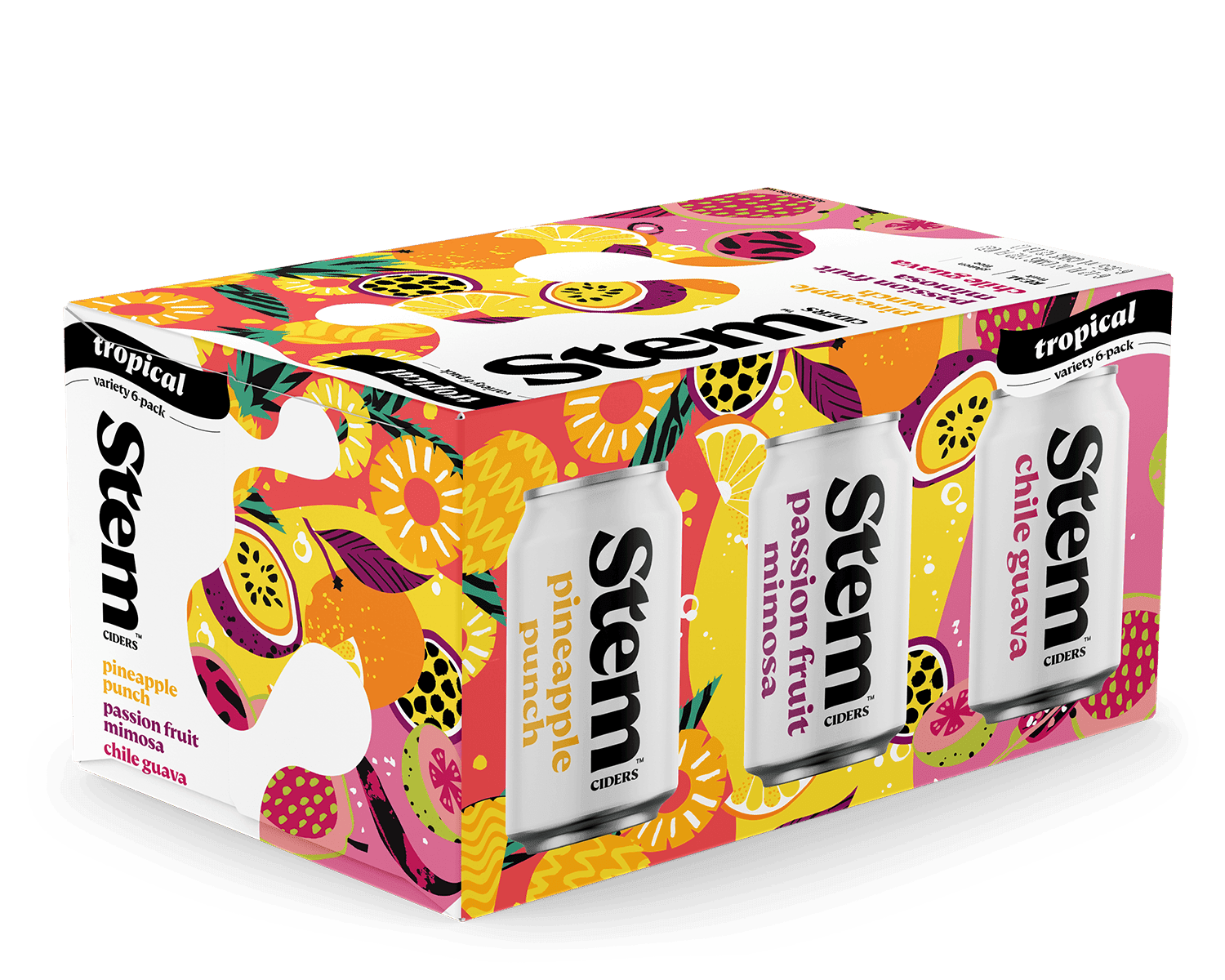 STEM CIDERS Tropical Variety 12OZ CANS 6PK