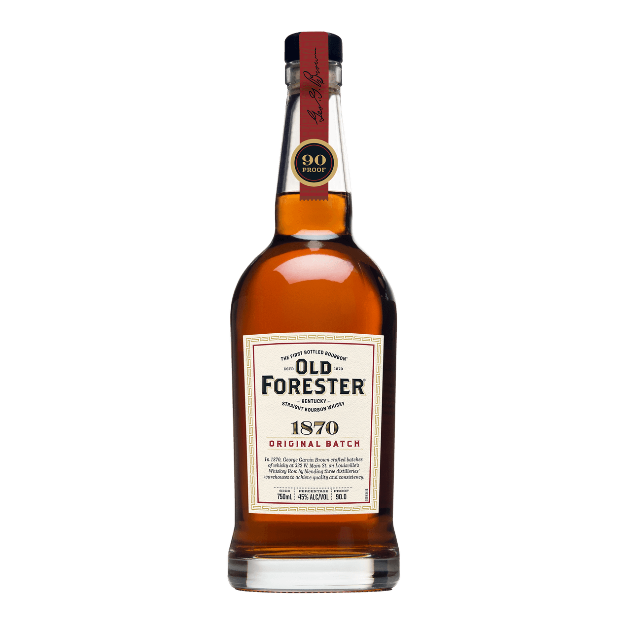 OLD FORESTER 1870 WHISKEY ORIGINAL BATC 750ML