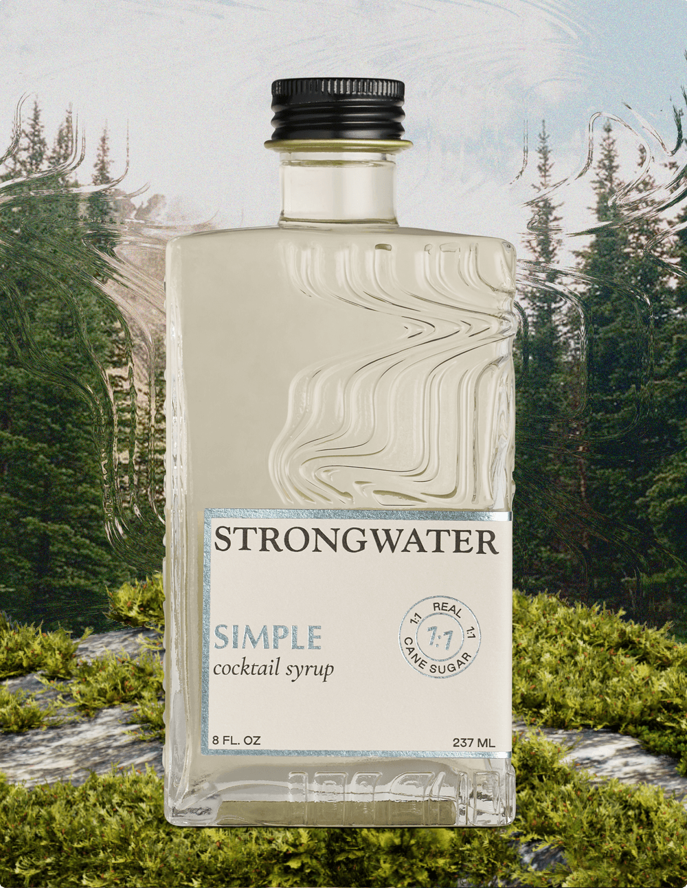 STRONGWATER SIMPLE SYRUP 8.0OZ
