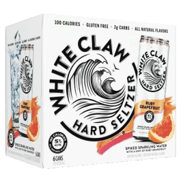 WHITE CLAW RUBY GF. SELTZER 12OZ 6PK