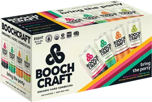 BOOCHCRAFT variety pack No1 KOMBUCHA 8PK