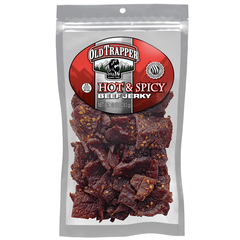 OLD TRAPPER JERKY SPICY 10OZ