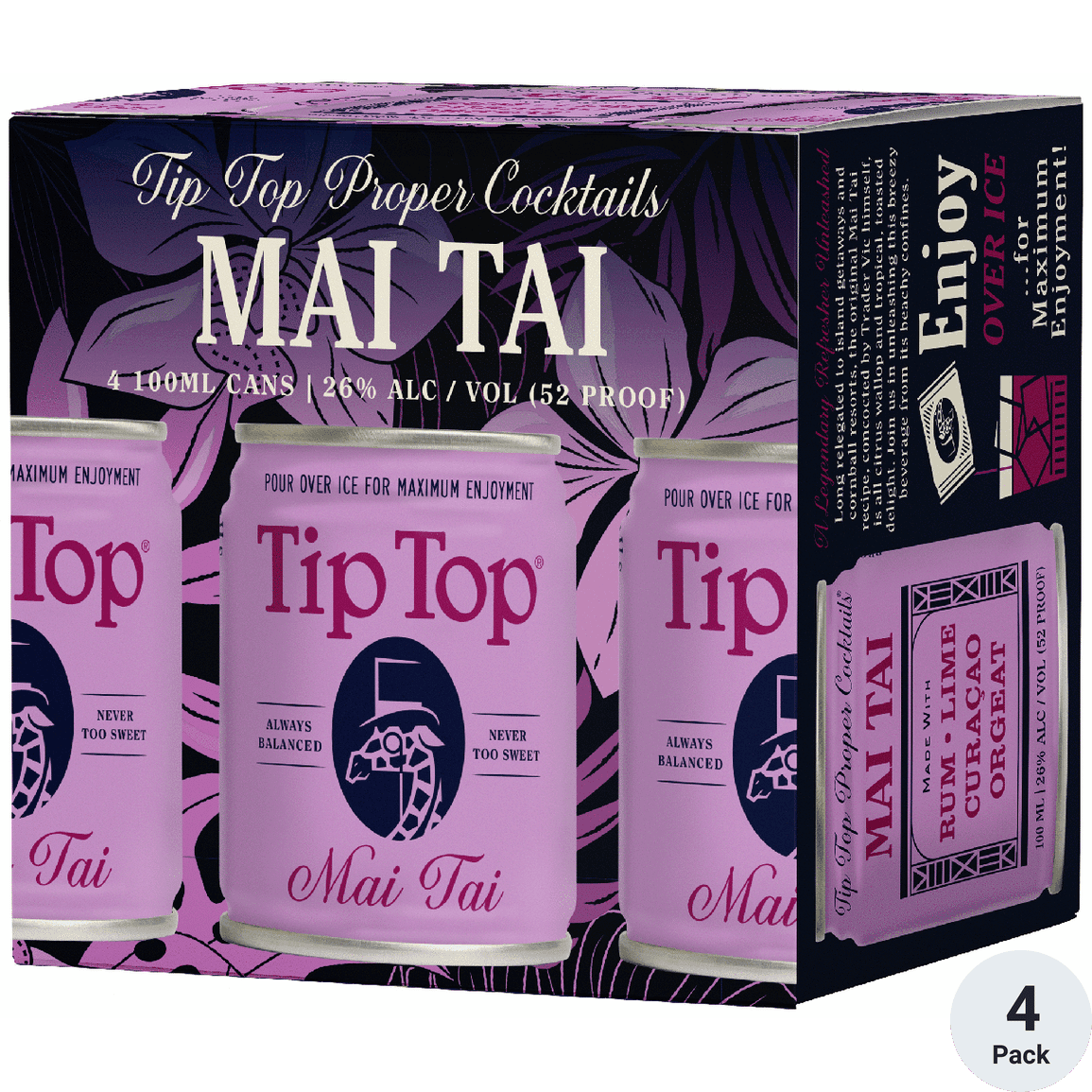 TIP TOP COCKTAILS MAI TAI 4PK