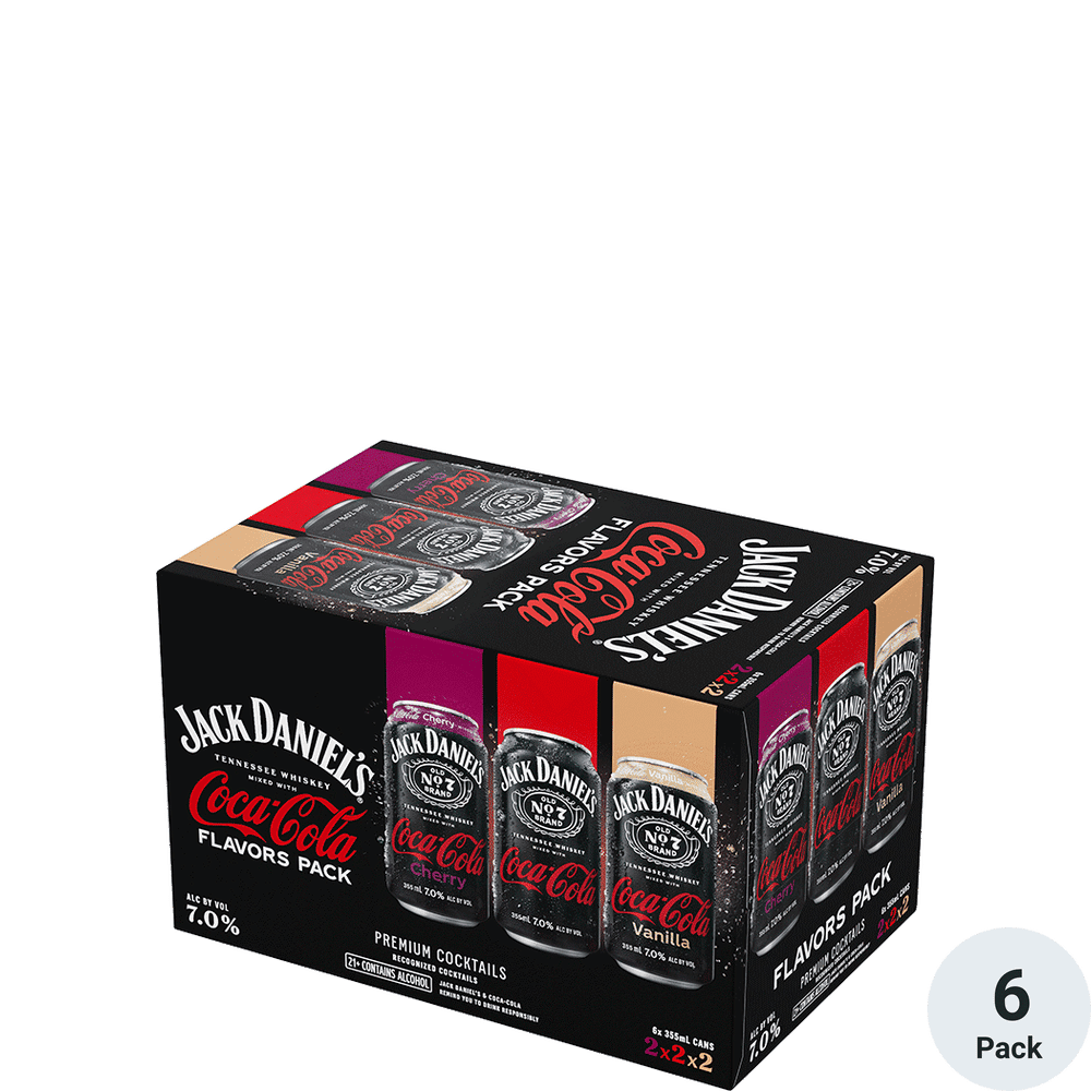 JACK DANIELS & Coke Variety 6PK