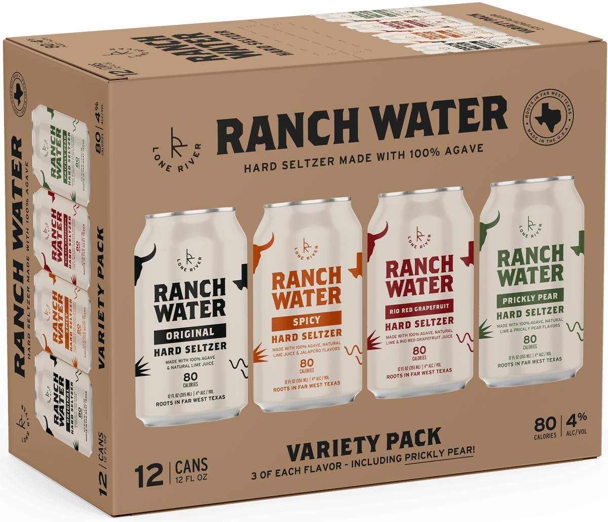 LONE RIVER RANCH WATER SAMPLER RITA SELTZERS 12PK