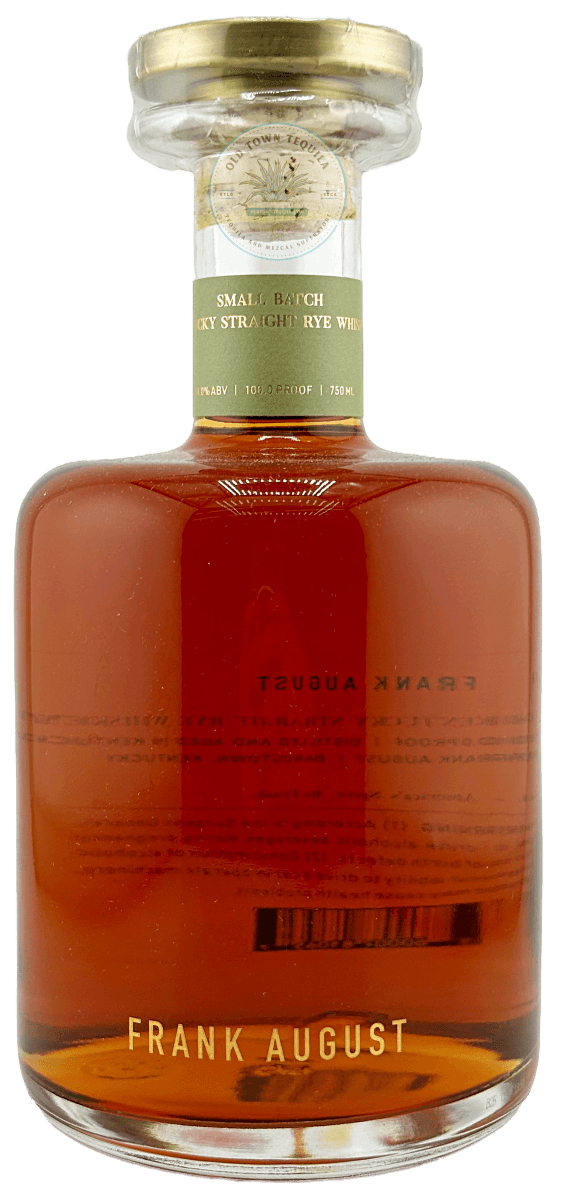 FRANK AUGUST RYE Small Batch 100 PF 750ML
