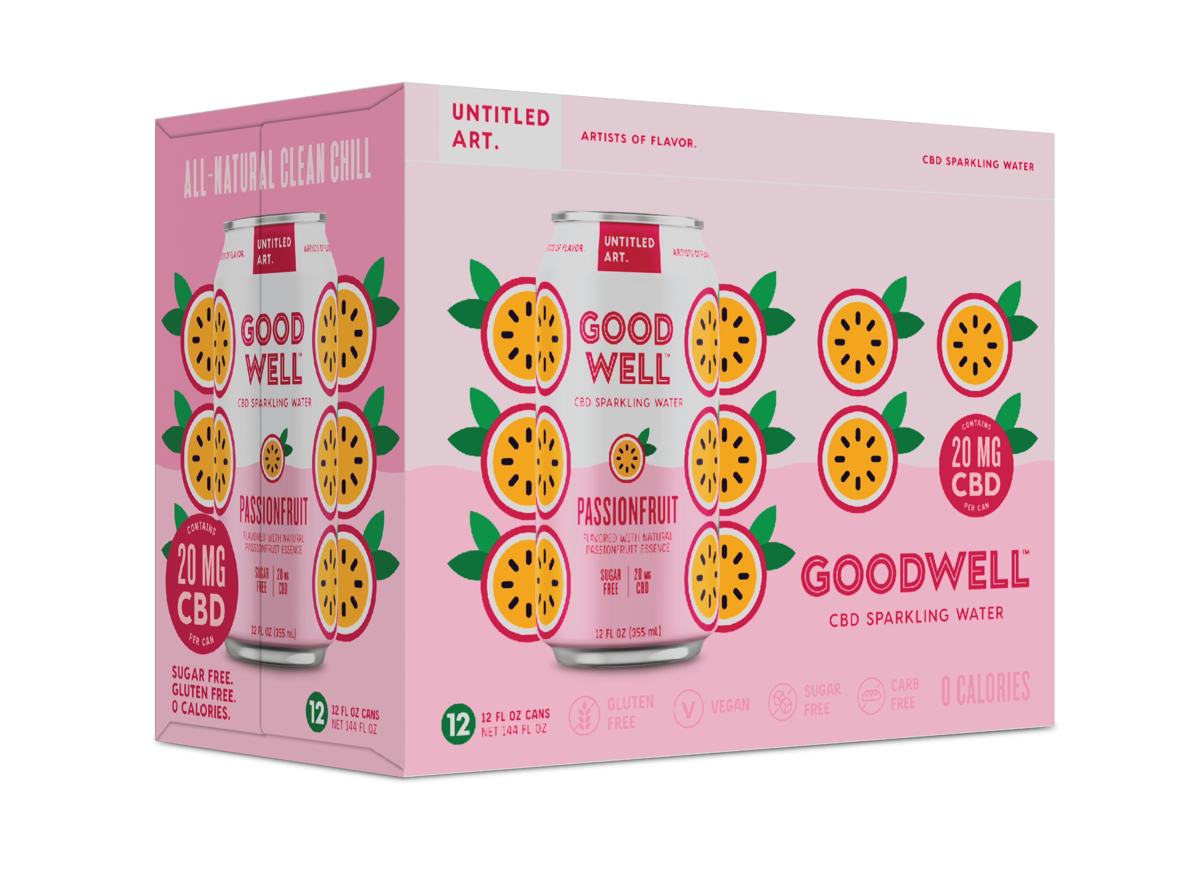 GOODWELL CBD PASSIONFRUIT 12PKC
