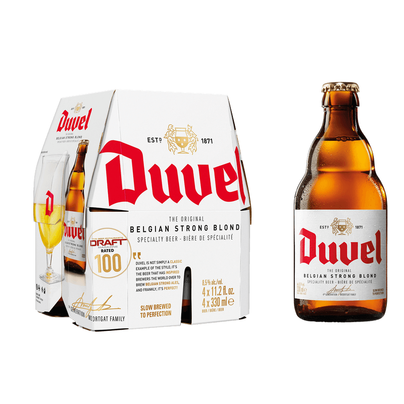 DUVEL BEER 11OZ BTLS 4PK