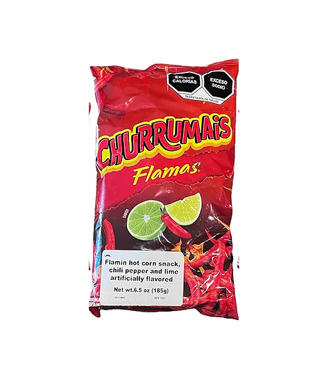 SABRITAS CHURRUMAIS HOT 6.5OZ