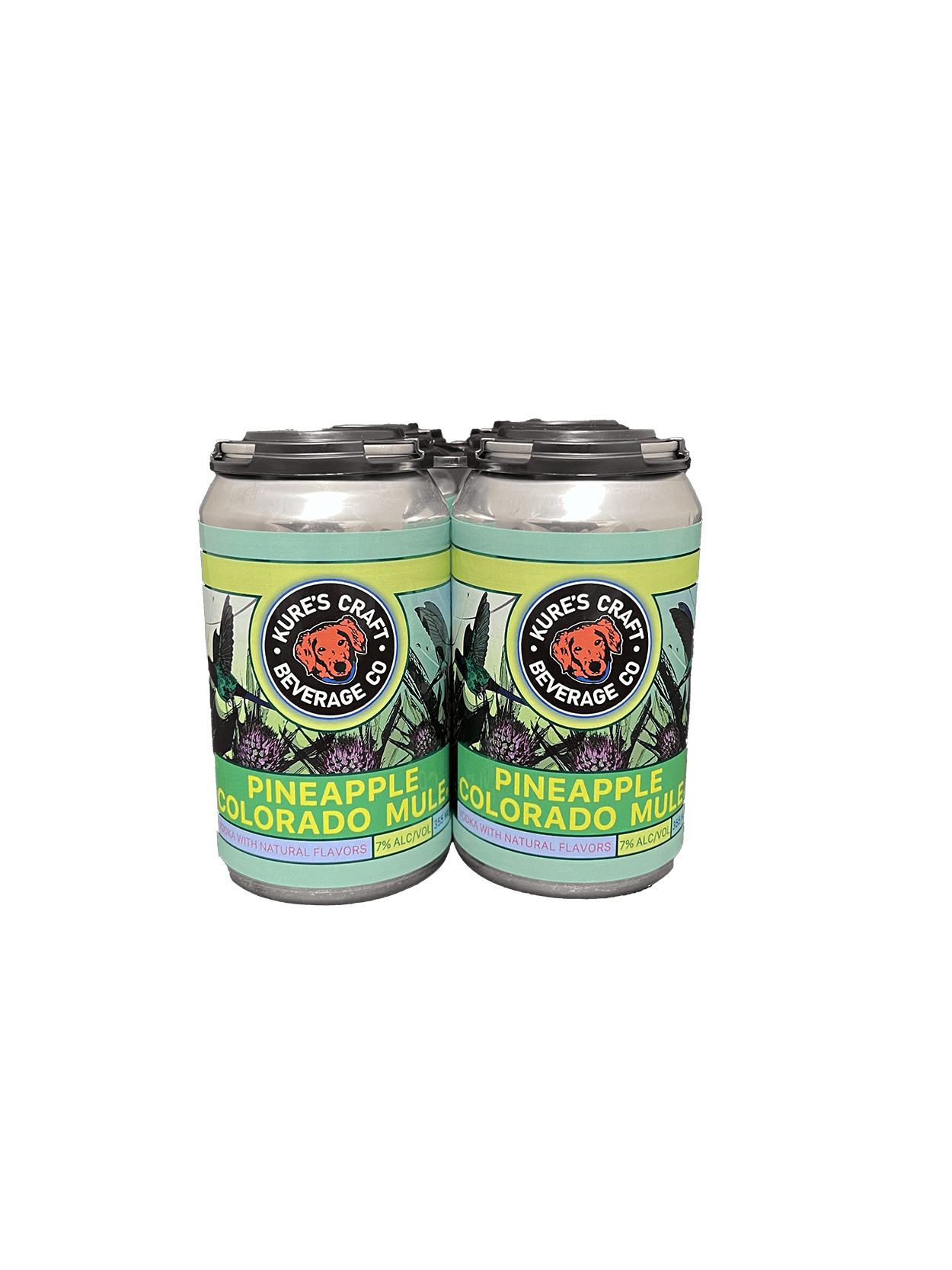 KURE'S COCKTAIL PINEAPPLE COLORADO MULE 12OZ CANS 4PK