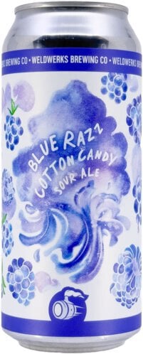 WELDWERKS BLUERAZZ COTTON CANDY SOUR 16OZ CANS 4PK