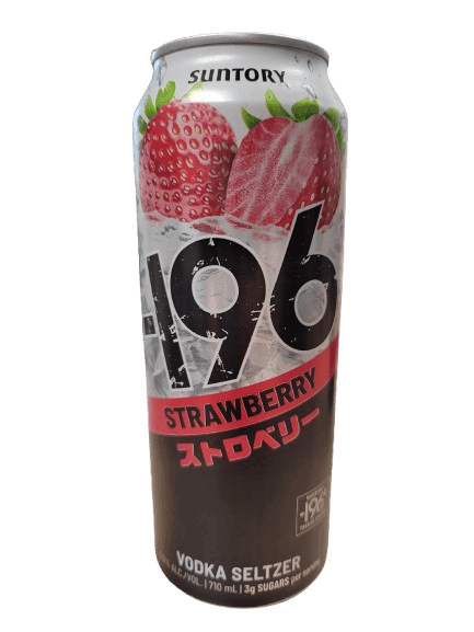 -196 VODKA SELTZER STRAWBERRY 24OZ