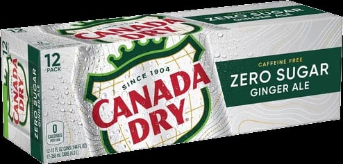 NA-CANADA DRY ZERO GINGERALE 12PK
