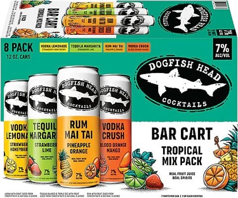 DOGFISH HEAD BAR CART TROPICAL MIX 8PK