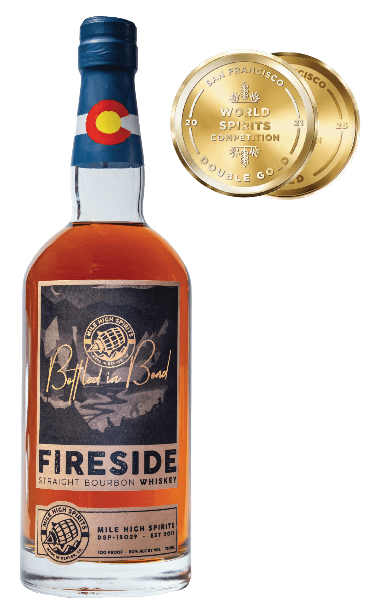 MILE HIGH SPIRITS FIRESIDE BIB BOURBON 750ML