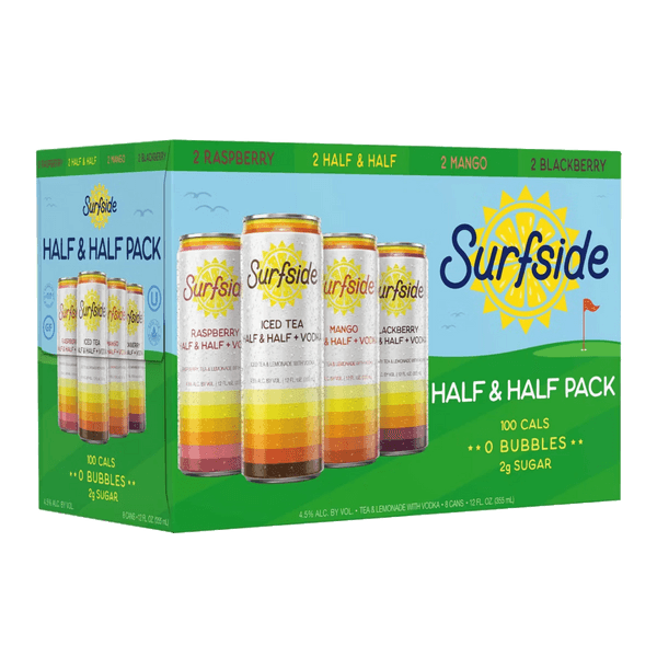 SURFSIDE HALF & HALF PACK 8PK