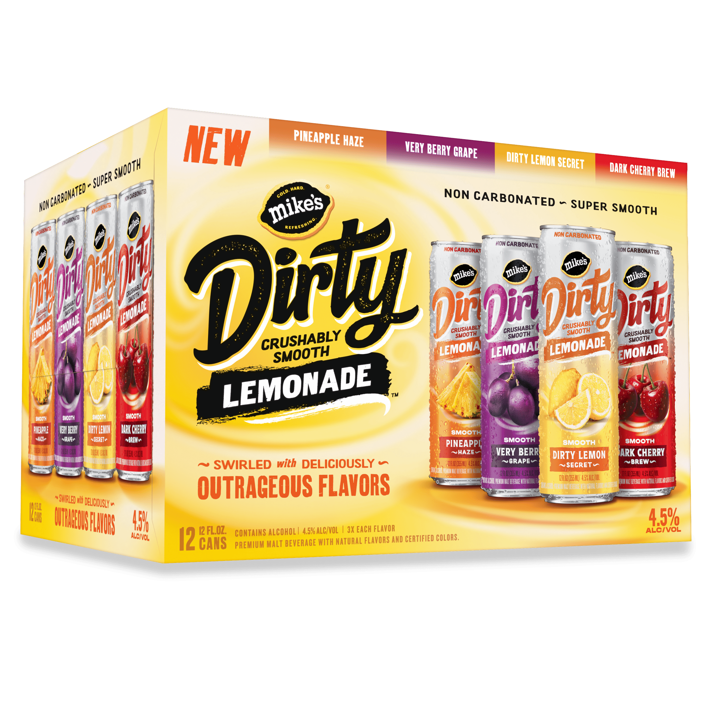 MIKES SAMPLER DIRTY LEMONADE 12OZ CANS12PK