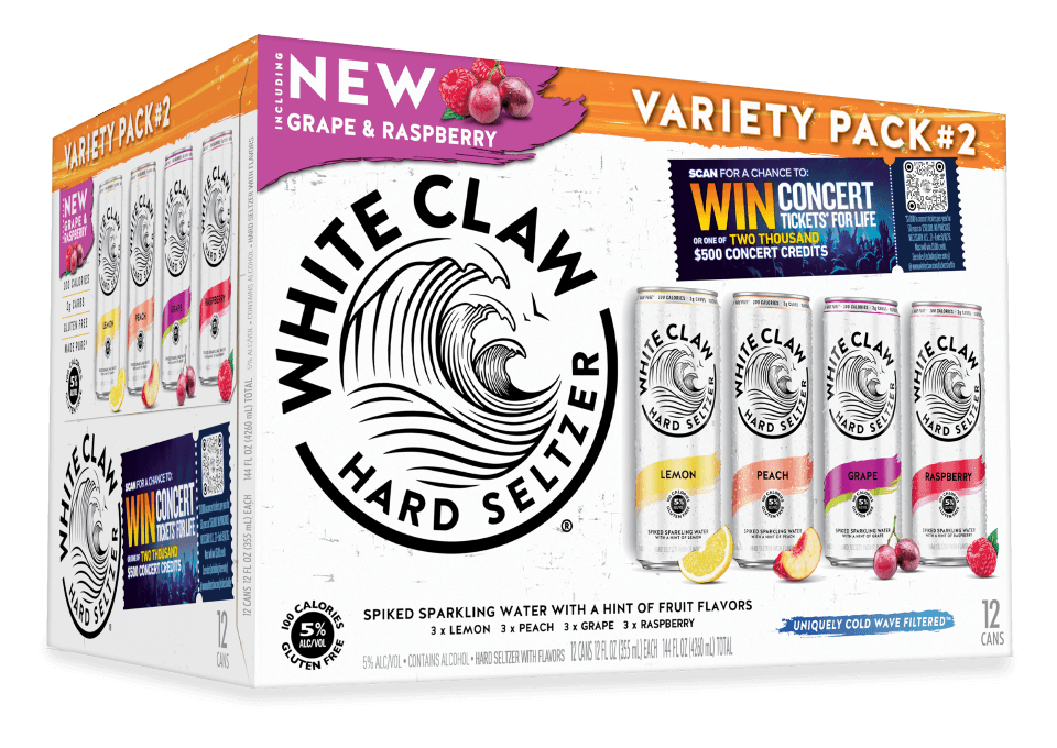 WHITE CLAW SAMPLER NO. 2 SELTZER 12PK