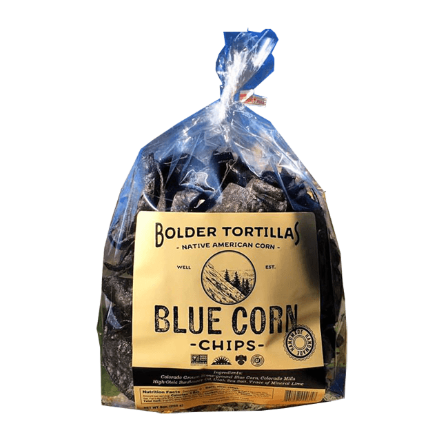 BOULDER CHIPS BLUE CORN TORTILLA 8.0OZ