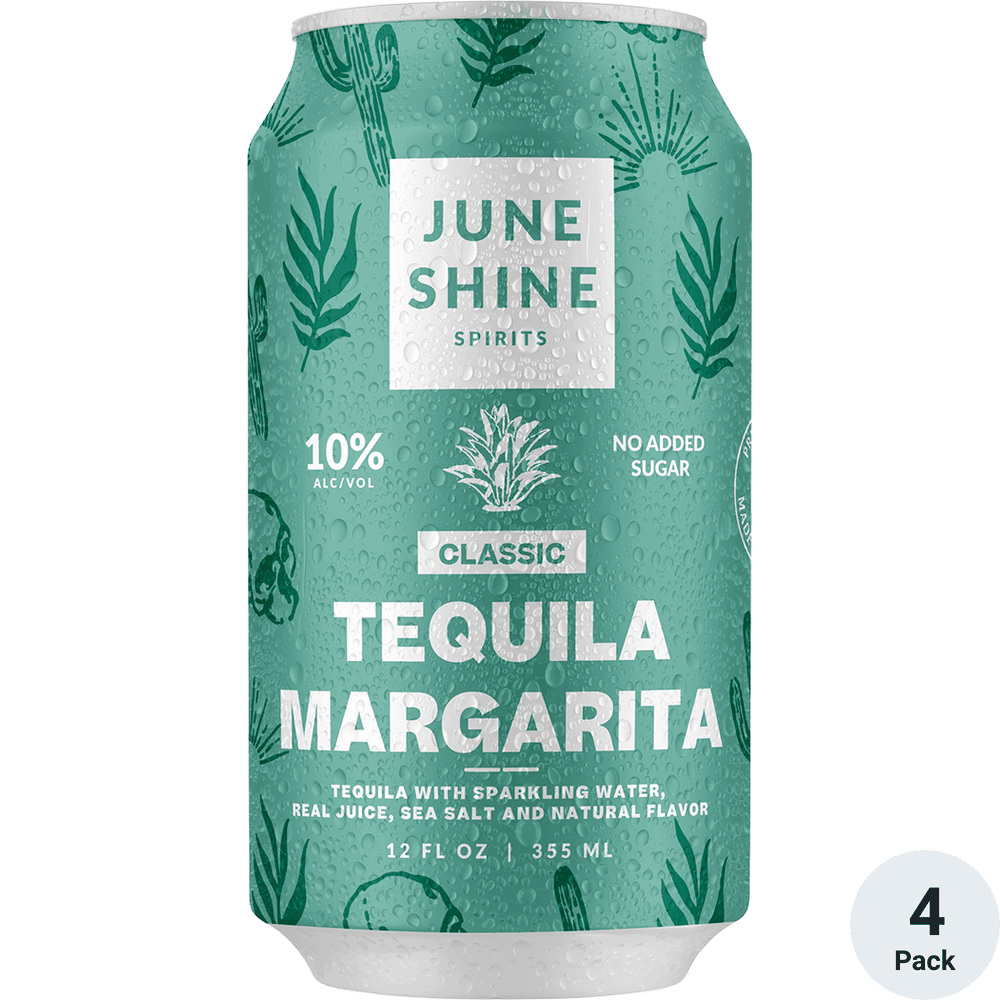 JUNE SHINE SPIRITS TEQUILA MARGARITA 4PK