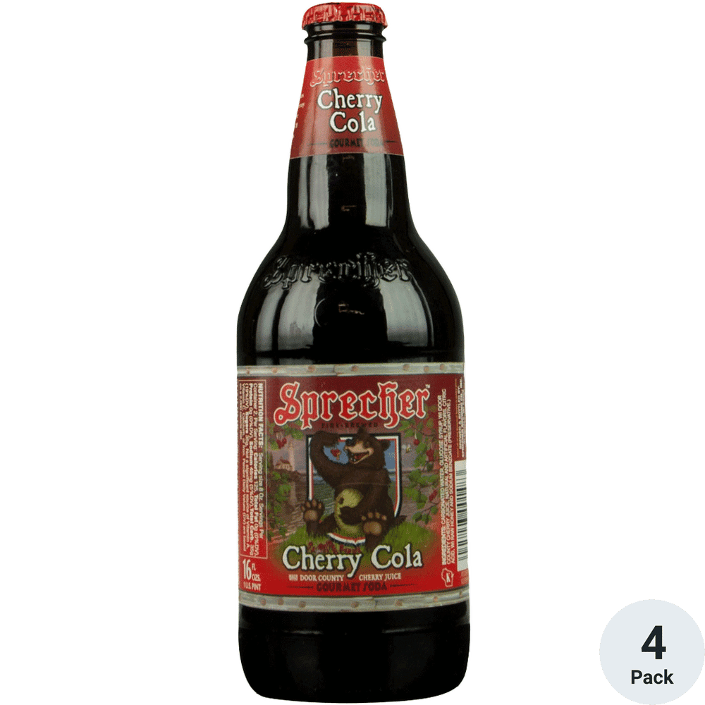 NA-SPRECHER SODA CHERRY COLA SINGLE 16OZ