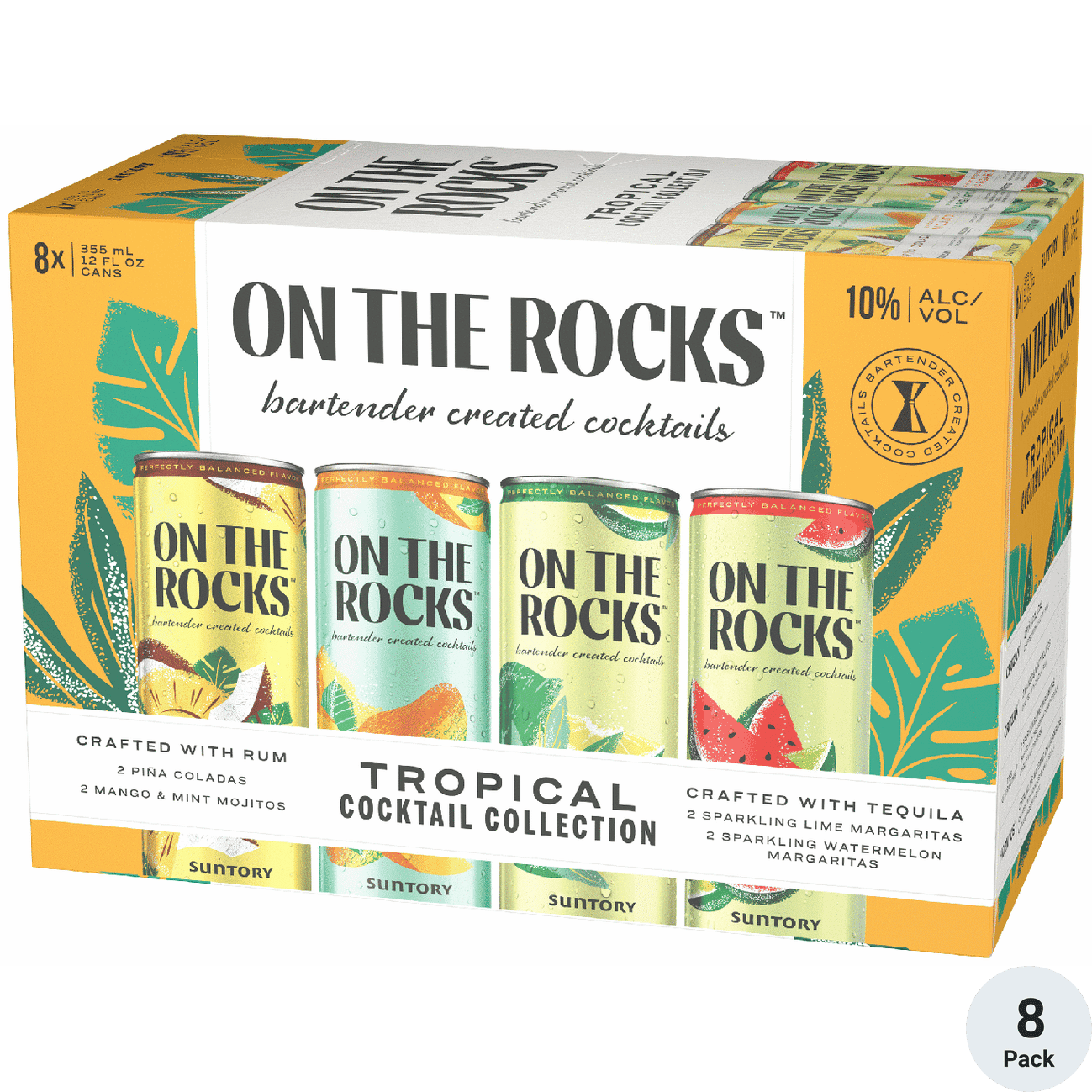ON THE ROCKS TROPICAL VARIETY PACK 8PK