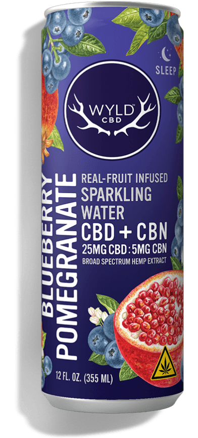 WYLD CBD BLUEBERRY POMEGRANATE 12OZ
