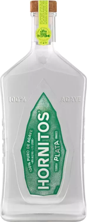 HORNITOS BY SAUZA TEQUILA PLATA 1.75L